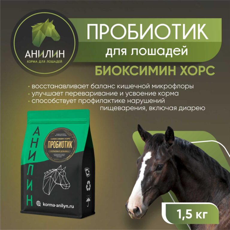 Пробиотик для лошадей. Анилин